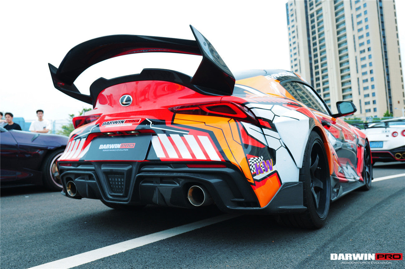 DarwinPRO 2019-UP Toyota GR Supra (J29 & DB) A90 A91 BKSS Style Part Carbon Fiber Rear Bumper
