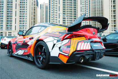 DarwinPRO 2019-UP Toyota GR Supra (J29 & DB) A90 A91 BKSS Style Part Carbon Fiber Rear Bumper