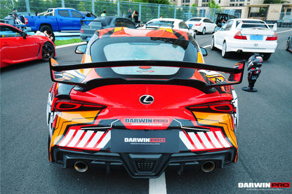 DarwinPRO 2019-UP Toyota GR Supra (J29 & DB) A90 A91 BKSS Style Part Carbon Fiber Rear Bumper