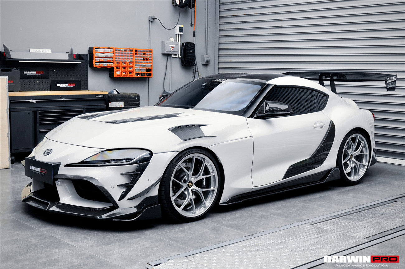 DarwinPRO 2019-UP Toyota GR Supra (J29 & DB) A90 A91 BKSS Style Carbon Fiber Side Skirts