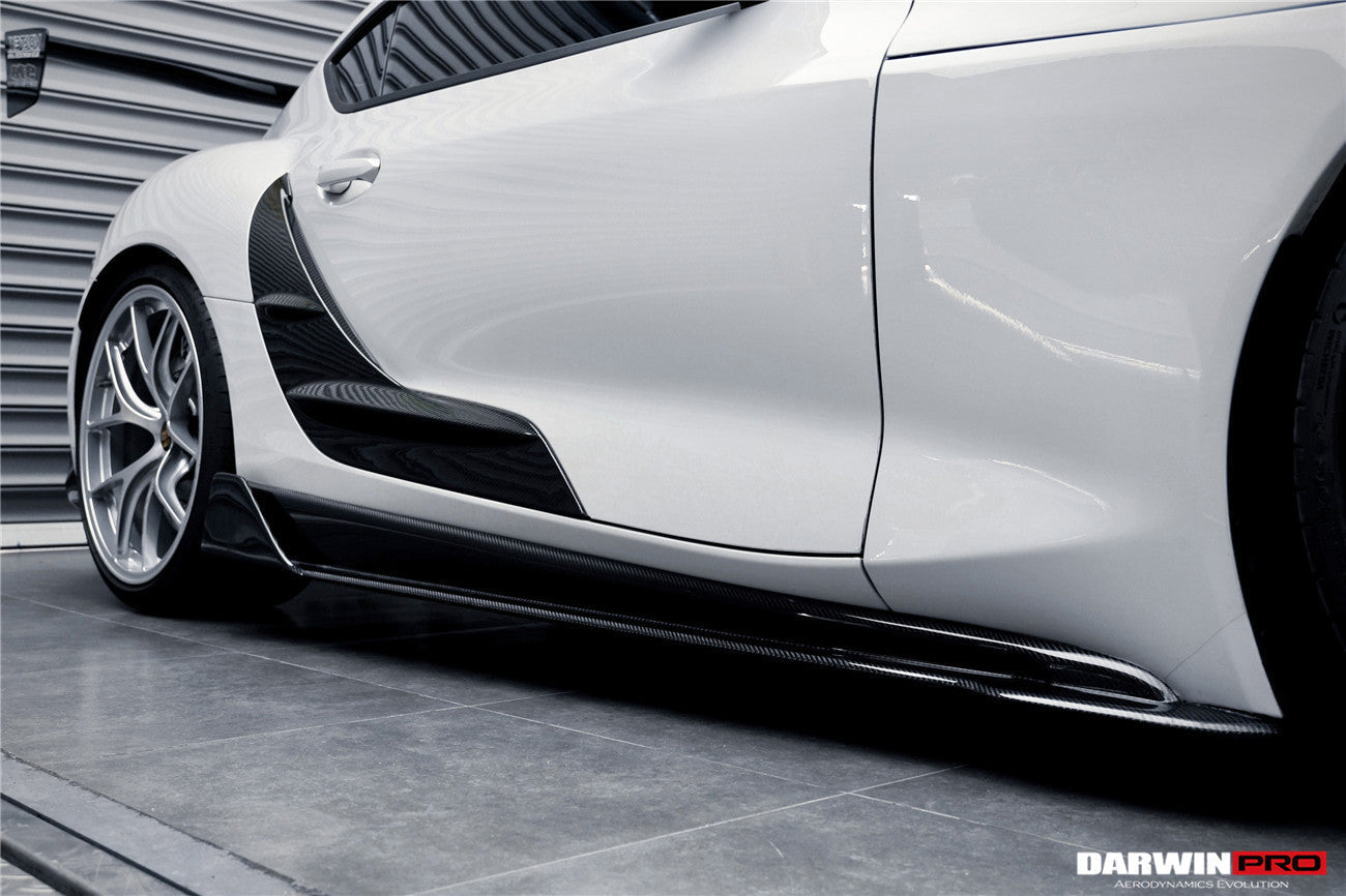 DarwinPRO 2019-UP Toyota GR Supra (J29 & DB) A90 A91 BKSS Style Carbon Fiber Side Skirts