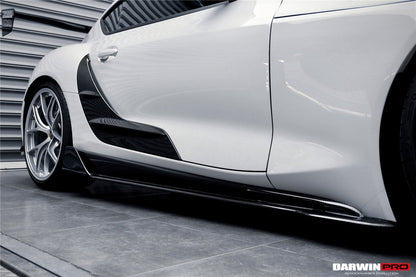 DarwinPRO 2019-UP Toyota GR Supra (J29 & DB) A90 A91 BKSS Style Carbon Fiber Side Skirts