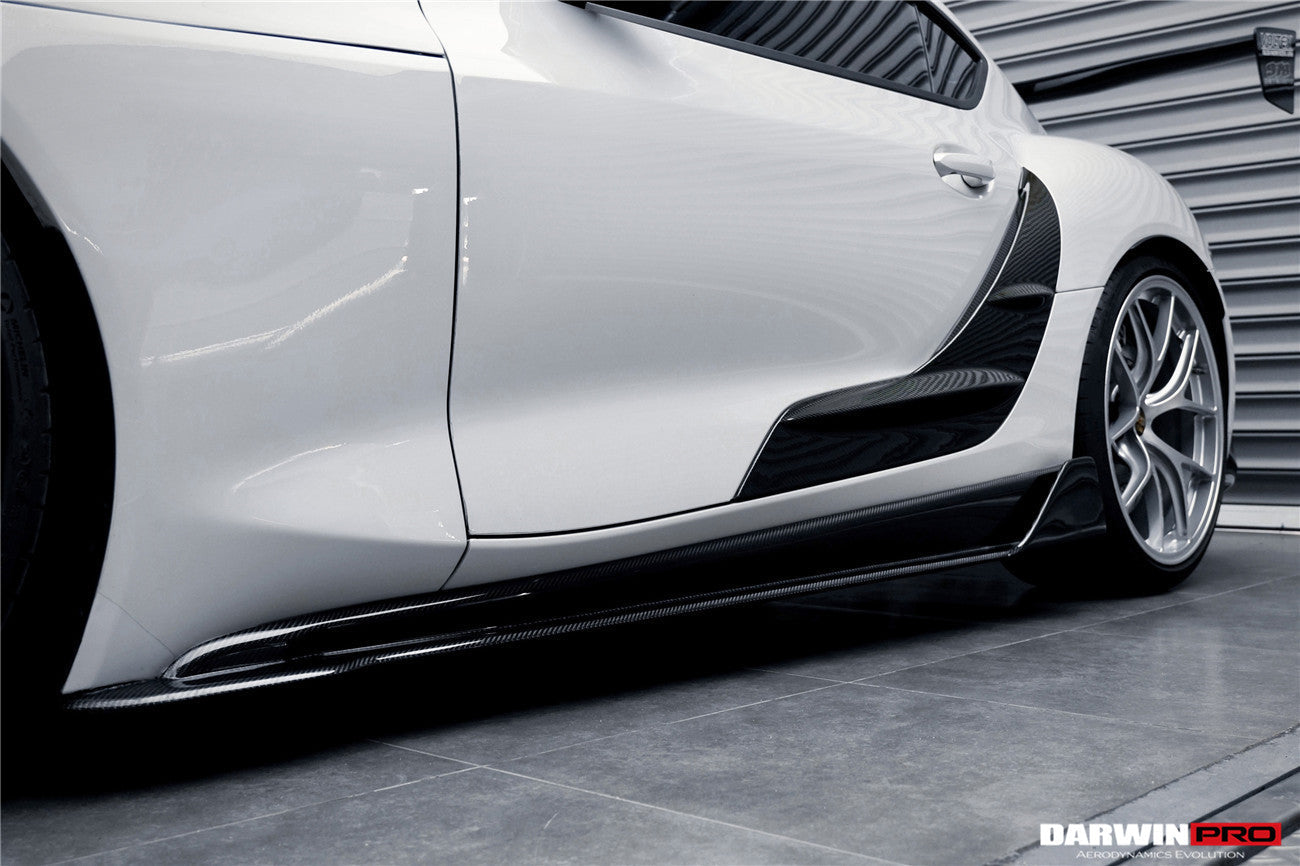 DarwinPRO 2019-UP Toyota GR Supra (J29 & DB) A90 A91 BKSS Style Carbon Fiber Side Skirts