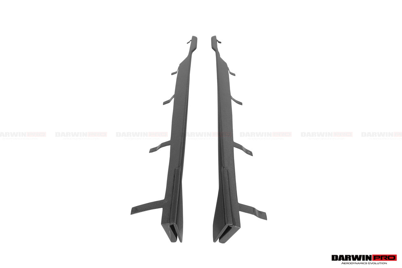 DarwinPRO 2019-UP Toyota GR Supra (J29 & DB) A90 A91 BKSS Style Carbon Fiber Side Skirts