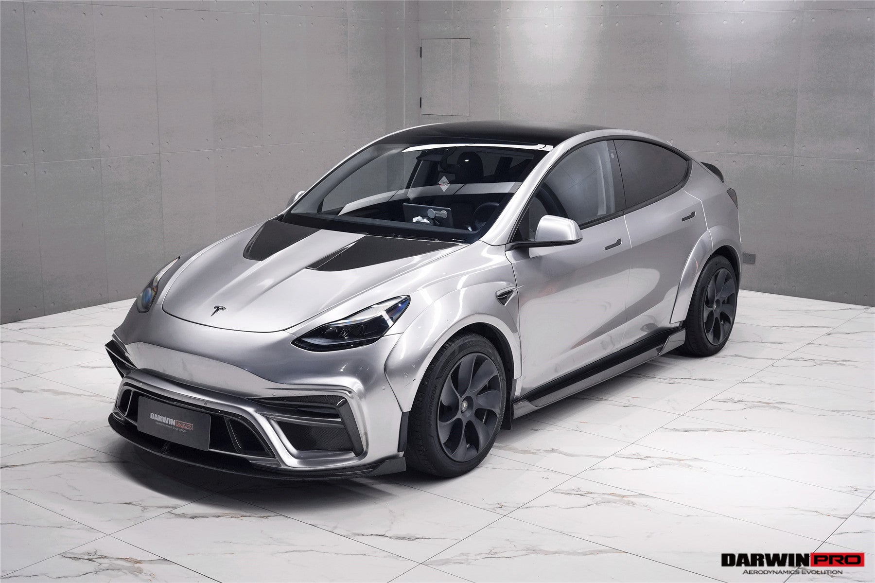Capó de fibra de carbono DarwinPRO 2020-2024 Tesla Model Y IMP Performance