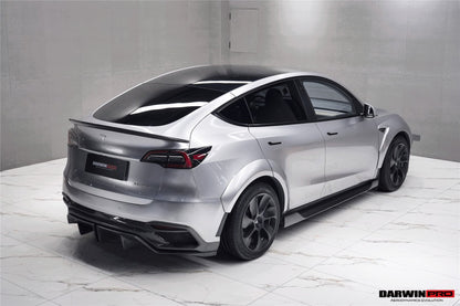 Parachoques trasero de fibra de carbono DarwinPRO 2020-2024 Tesla Model Y IMPII Performance Part