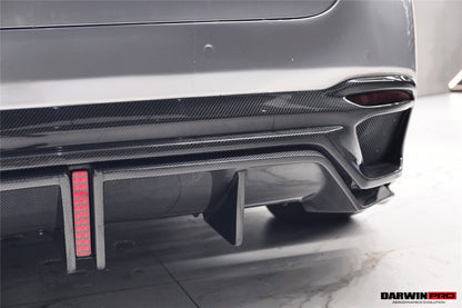 Parachoques trasero de fibra de carbono DarwinPRO 2020-2024 Tesla Model Y IMPII Performance Part