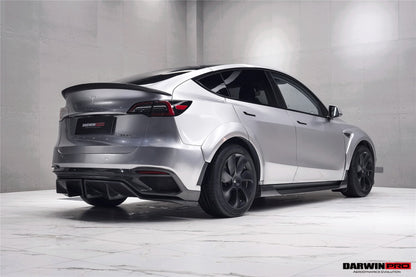 Alerón de maletero DarwinPRO 2020-2024 Tesla Model Y IMPII de fibra de carbono de alto rendimiento