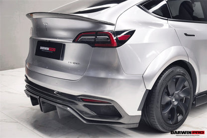 Parachoques trasero de fibra de carbono DarwinPRO 2020-2024 Tesla Model Y IMPII Performance Part