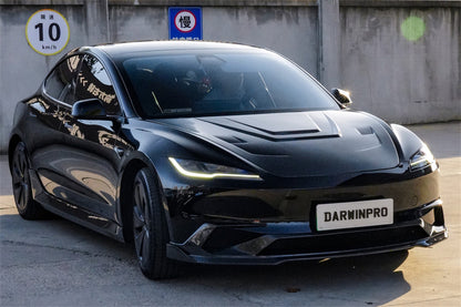 Borde delantero DarwinPRO 2024-2026 Tesla Model 3 Highland RWD AWD con diseño IMP de fibra de carbono (NO APTO PARA RENDIMIENTO)