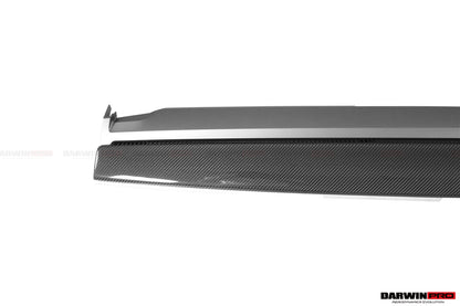 DarwinPRO 2020-2023 Tesla Model 3 Y OEM Style Autoclave Carbon Fiber Dashboard Trim Interior Replacement