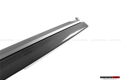 DarwinPRO 2020-2023 Tesla Model 3 Y OEM Style Autoclave Carbon Fiber Dashboard Trim Interior Replacement