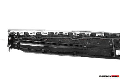 DarwinPRO 2020-2023 Tesla Model 3 Y OEM Style Autoclave Carbon Fiber Dashboard Trim Interior Replacement