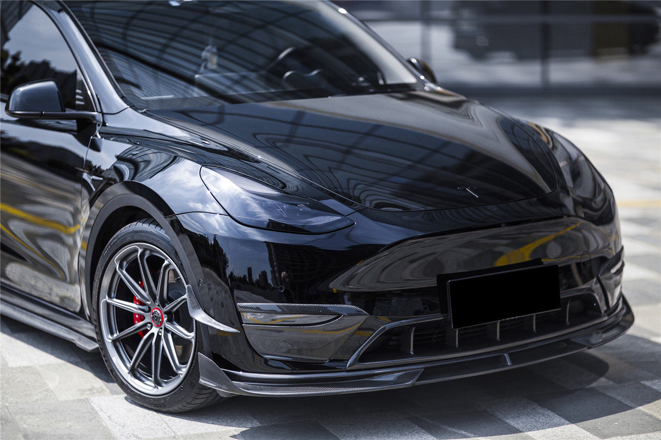 DarwinPRO IMP Performance Carbon Fiber Day Running Light Cover | 2020-2024 Tesla Model Y
