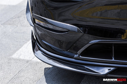 DarwinPRO IMP Performance Carbon Fiber Day Running Light Cover | 2020-2024 Tesla Model Y
