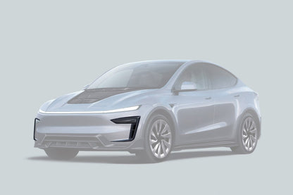 Carbonado 2025-UP Tesla Model Y Refresh OX Style Autoclave Carbon Fiber Daytime Running Light Cover