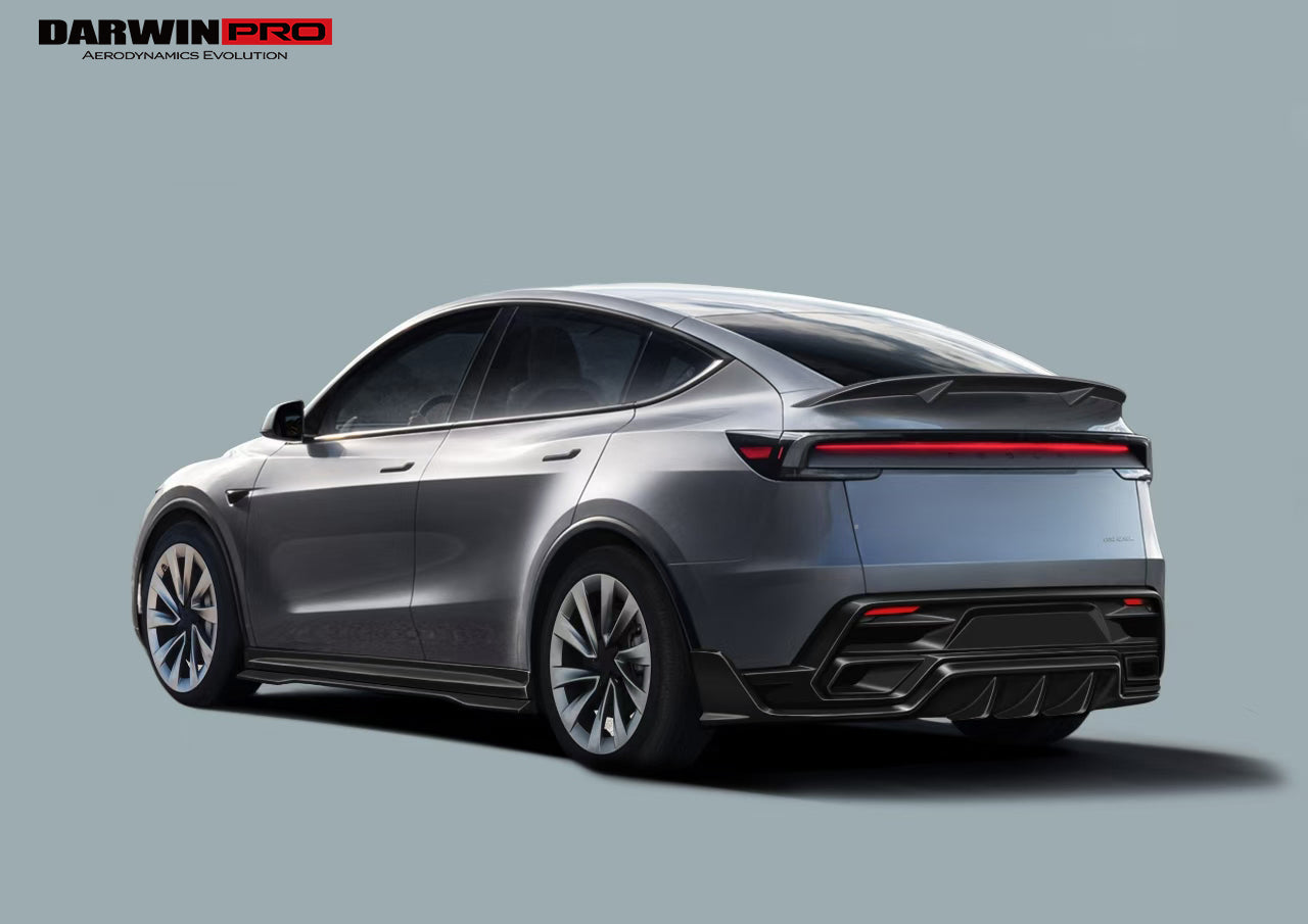 DarwinPRO 2025-UP Tesla Model Y Refresh OX Style Autoclave Carbon Fiber Side Skirts