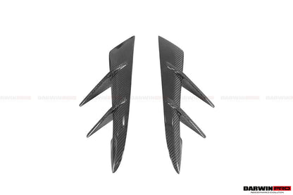 DarwinPRO 2019-UP Toyota GR Supra (J29 & DB) A90 A91 BKSS Style Carbon Fiber Front Bumper Vents