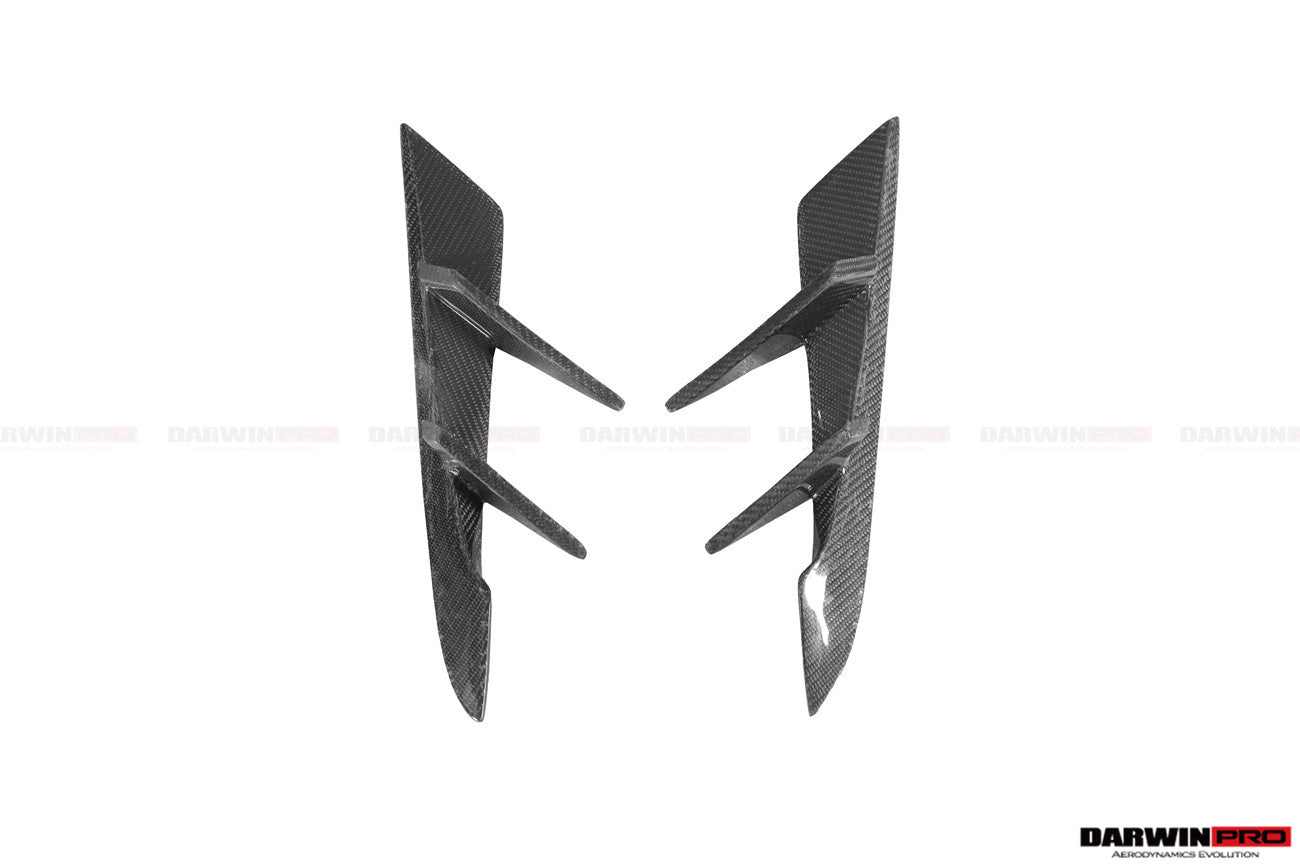 DarwinPRO 2019-UP Toyota GR Supra (J29 & DB) A90 A91 BKSS Style Carbon Fiber Front Bumper Vents