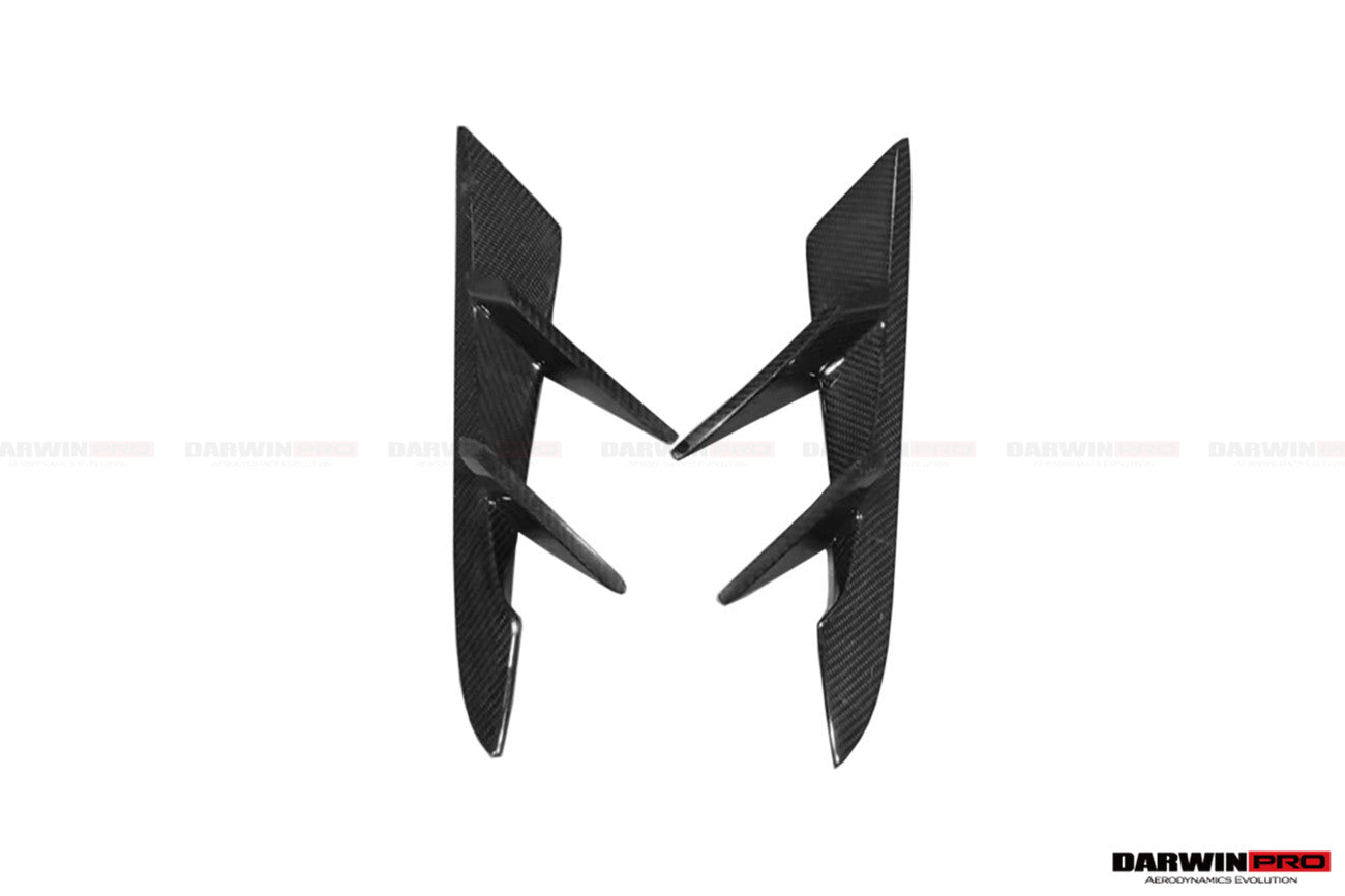 DarwinPRO 2019-UP Toyota GR Supra (J29 & DB) A90 A91 BKSS Style Carbon Fiber Front Bumper Vents