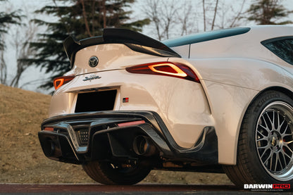 Alerón de maletero de fibra de carbono DarwinPRO 2019-2025 Toyota GR Supra (J29 y DB) A90 A91 BKSS2