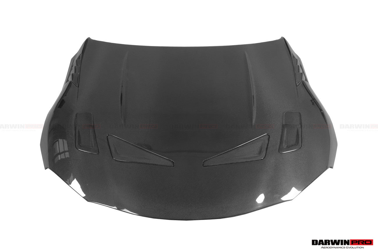 DarwinPRO 2019-UP Toyota GR Supra (J29 DB) A90 A91 BKSS Style Carbon Fiber Hood