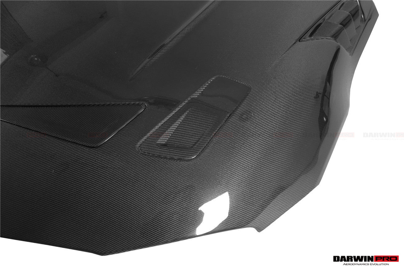 DarwinPRO 2019-UP Toyota GR Supra (J29 DB) A90 A91 BKSS Style Carbon Fiber Hood