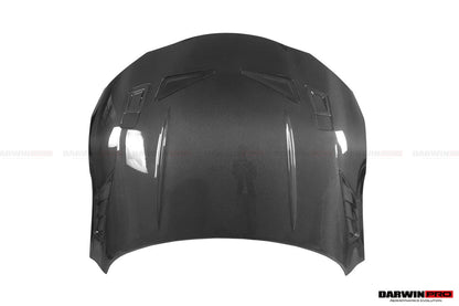 DarwinPRO 2019-UP Toyota GR Supra (J29 DB) A90 A91 BKSS Style Carbon Fiber Hood