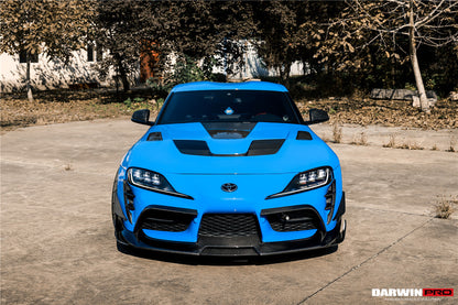 Capó de fibra de carbono DarwinPRO para Toyota GR Supra (J29 DB) 2019-UP (estilo A90 A91 BKSSII)