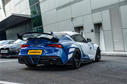 DarwinPRO 2019-UP Toyota GR Supra (J29 & DB) A90 A91 BKSSII Style Part Carbon Fiber Full Wide Body Kit