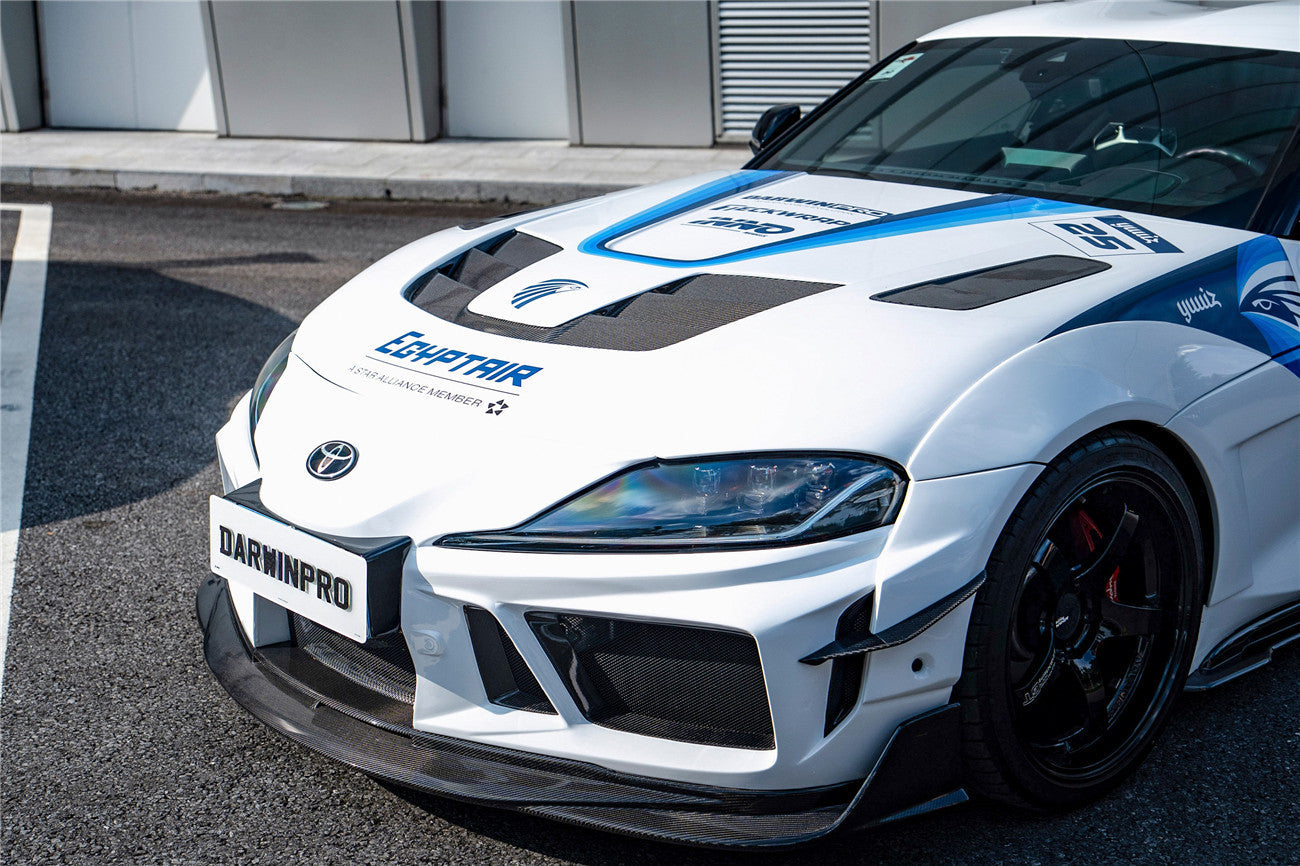 Capó de fibra de carbono DarwinPRO para Toyota GR Supra (J29 DB) 2019-UP (estilo A90 A91 BKSSII)