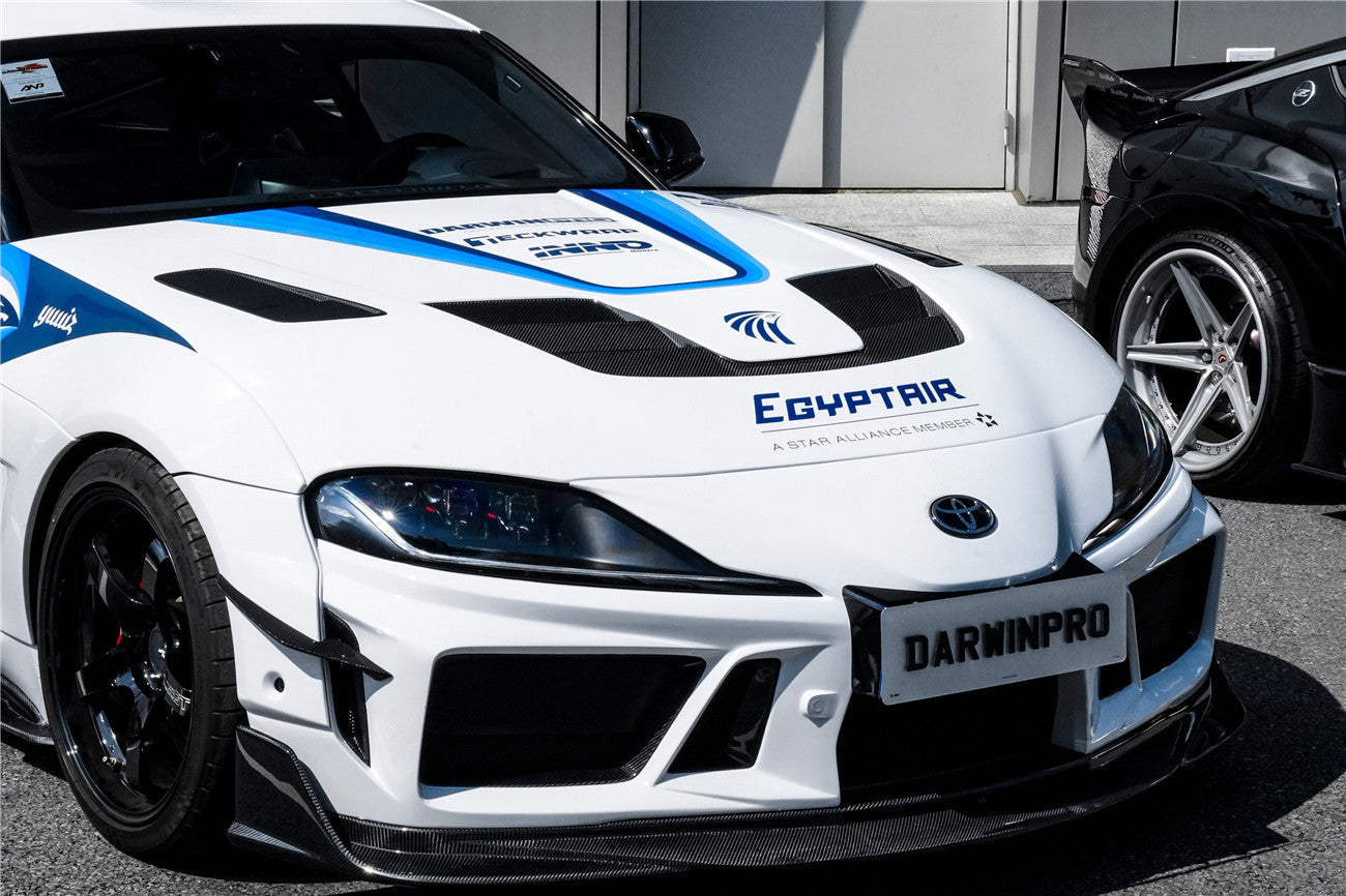 Capó de fibra de carbono DarwinPRO para Toyota GR Supra (J29 DB) 2019-UP (estilo A90 A91 BKSSII)