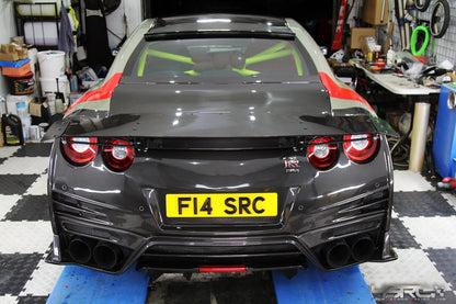DarwinPRO Nissan GTR R35 2008+ Autoclave Carbon Fiber R1 - D Drag Spoiler Wing - DarwinPRO X 4SRC - 1