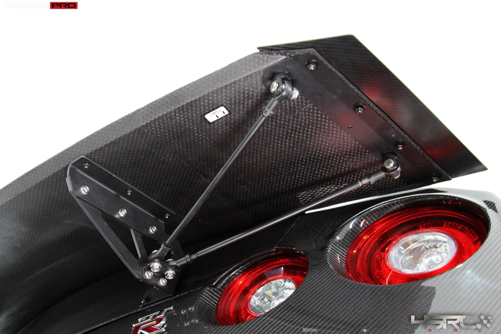 DarwinPRO Nissan GTR R35 2008+ Autoclave Carbon Fiber R1 - D Drag Spoiler Wing - DarwinPRO X 4SRC - 8
