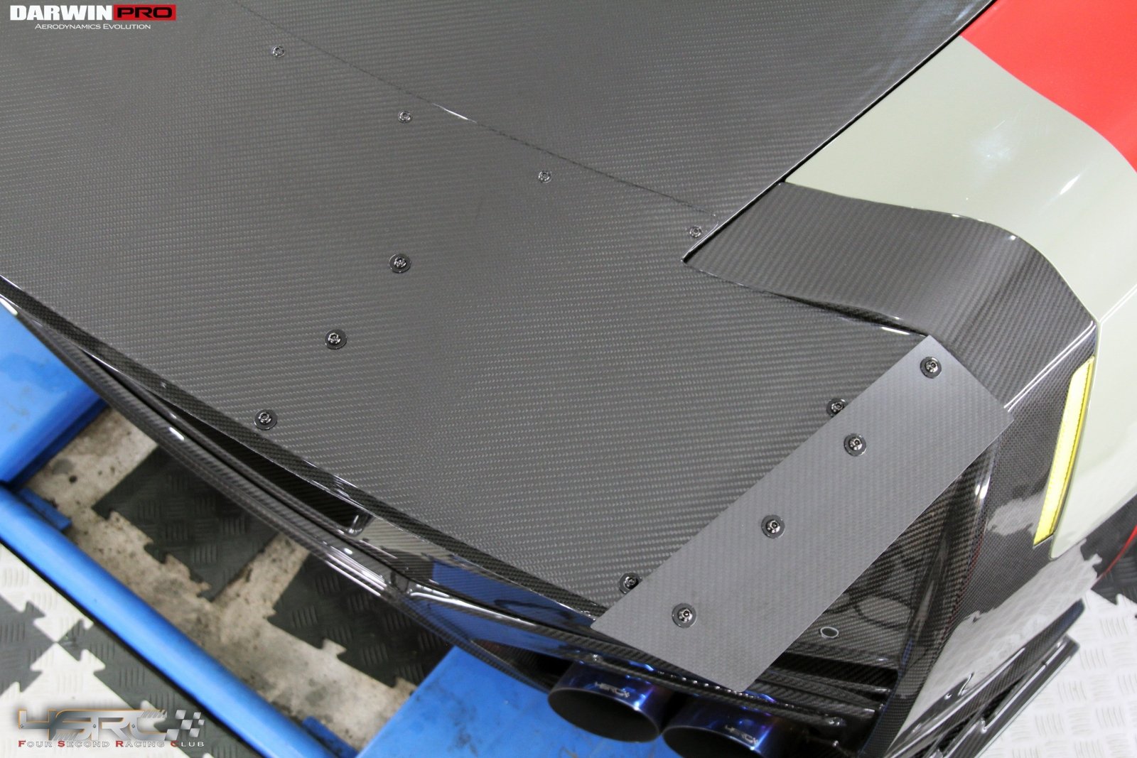 DarwinPRO Nissan GTR R35 2008+ Autoclave Carbon Fiber R1 - D Drag Spoiler Wing - DarwinPRO X 4SRC - 14