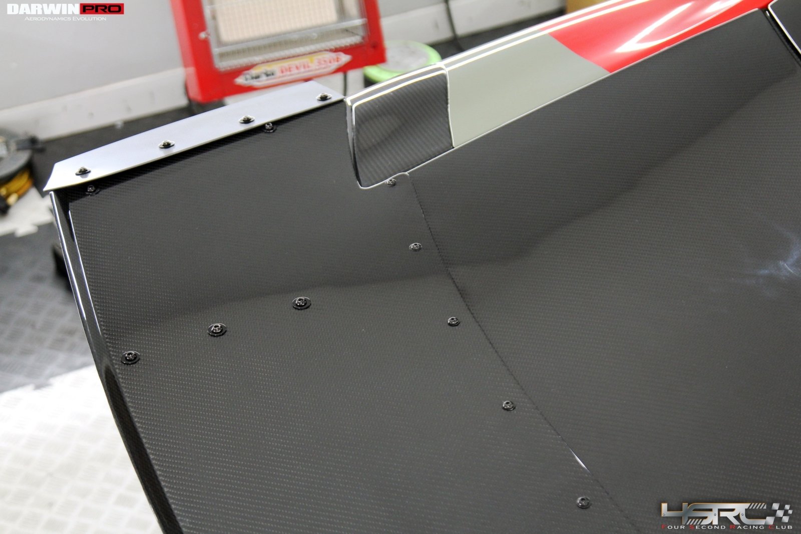 DarwinPRO Nissan GTR R35 2008+ Autoclave Carbon Fiber R1 - D Drag Spoiler Wing - DarwinPRO X 4SRC - 15