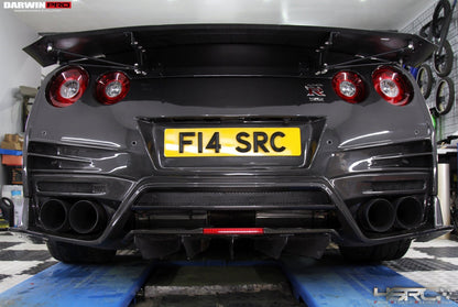 DarwinPRO Nissan GTR R35 2008+ Autoclave Carbon Fiber R1 - D Drag Spoiler Wing - DarwinPRO X 4SRC - 5