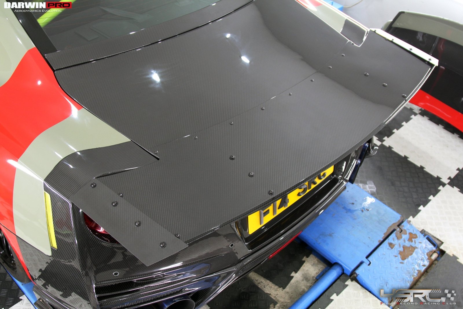 DarwinPRO Nissan GTR R35 2008+ Autoclave Carbon Fiber R1 - D Drag Spoiler Wing - DarwinPRO X 4SRC - 2
