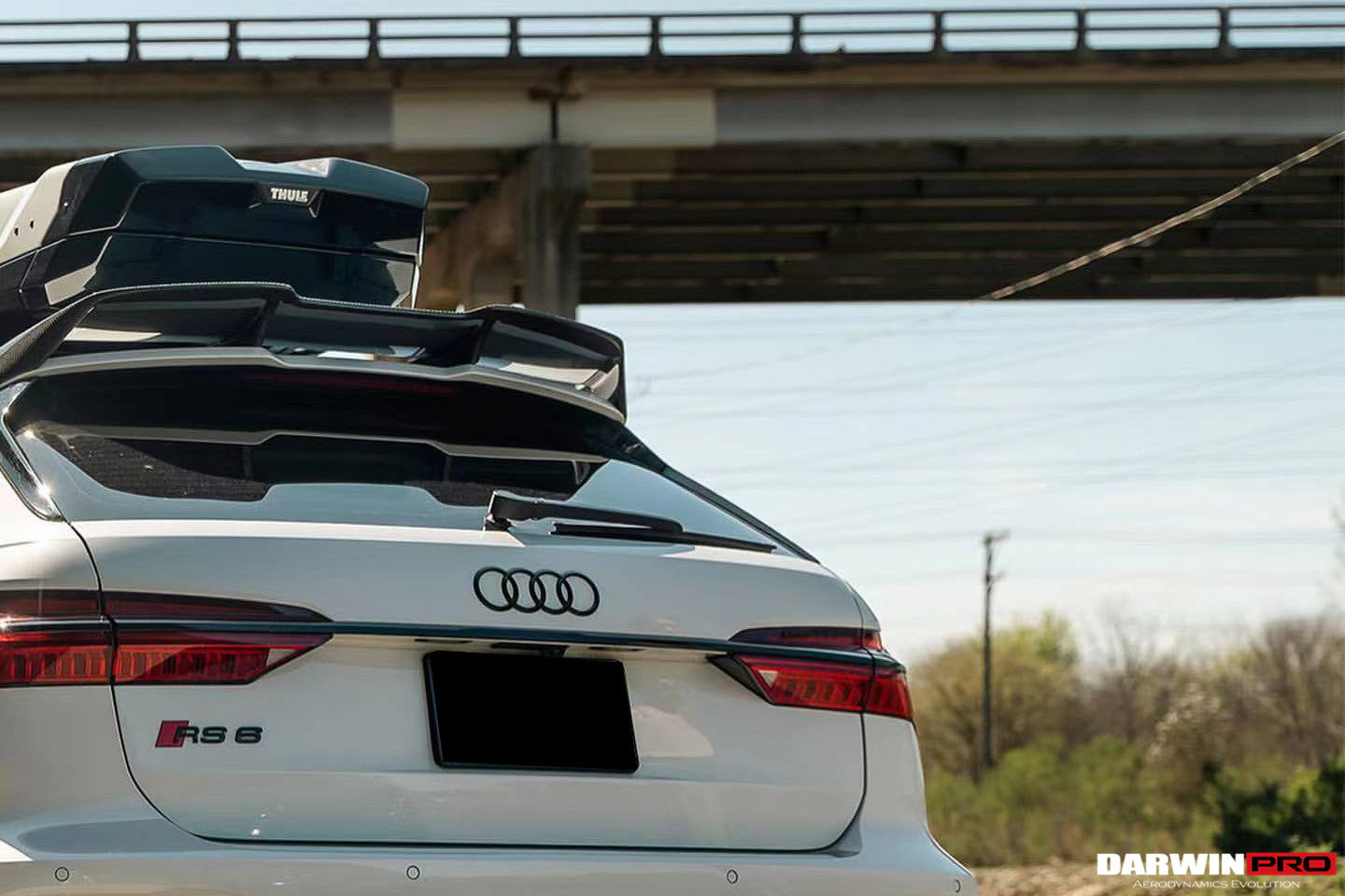 Alerón de techo estilo BKSS para Audi RS6 Avant C8 DarwinPRO 2019-2024