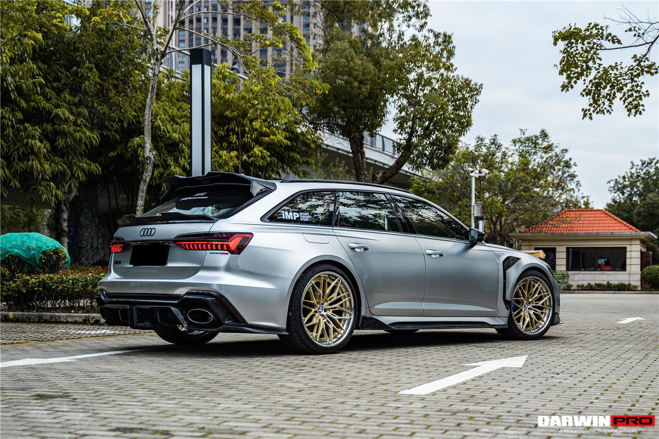 Faldones laterales de alto rendimiento DarwinPRO 2019-2025 para Audi RS6 Avant C8 y RS7 Quattro IMP debajo del tablero