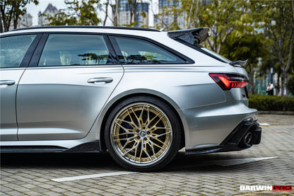 Faldones laterales de alto rendimiento DarwinPRO 2019-2025 para Audi RS6 Avant C8 y RS7 Quattro IMP debajo del tablero