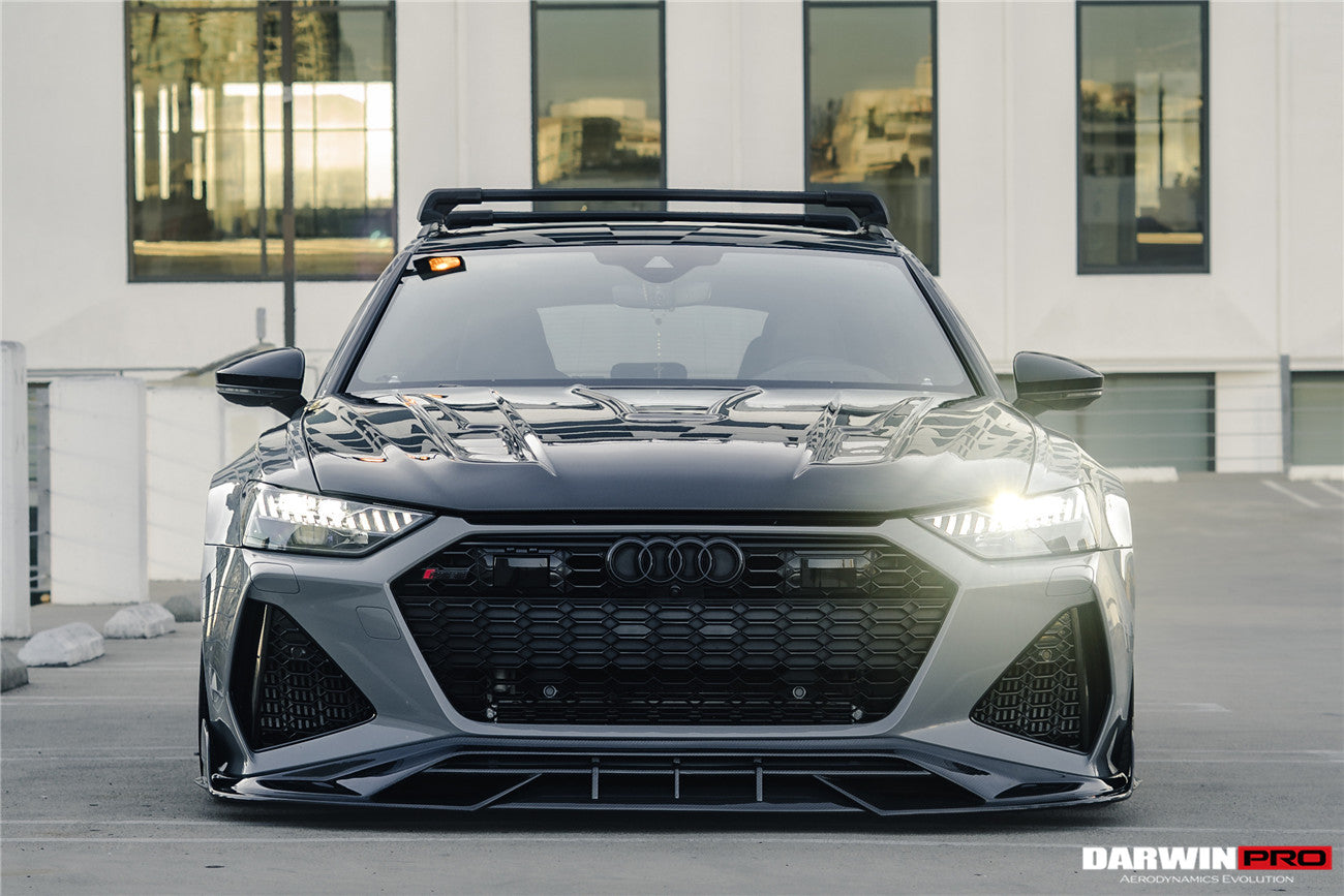 Borde delantero de alto rendimiento DarwinPRO 2019-2025 para Audi RS6 Avant C8 y RS7 Quattro IMP