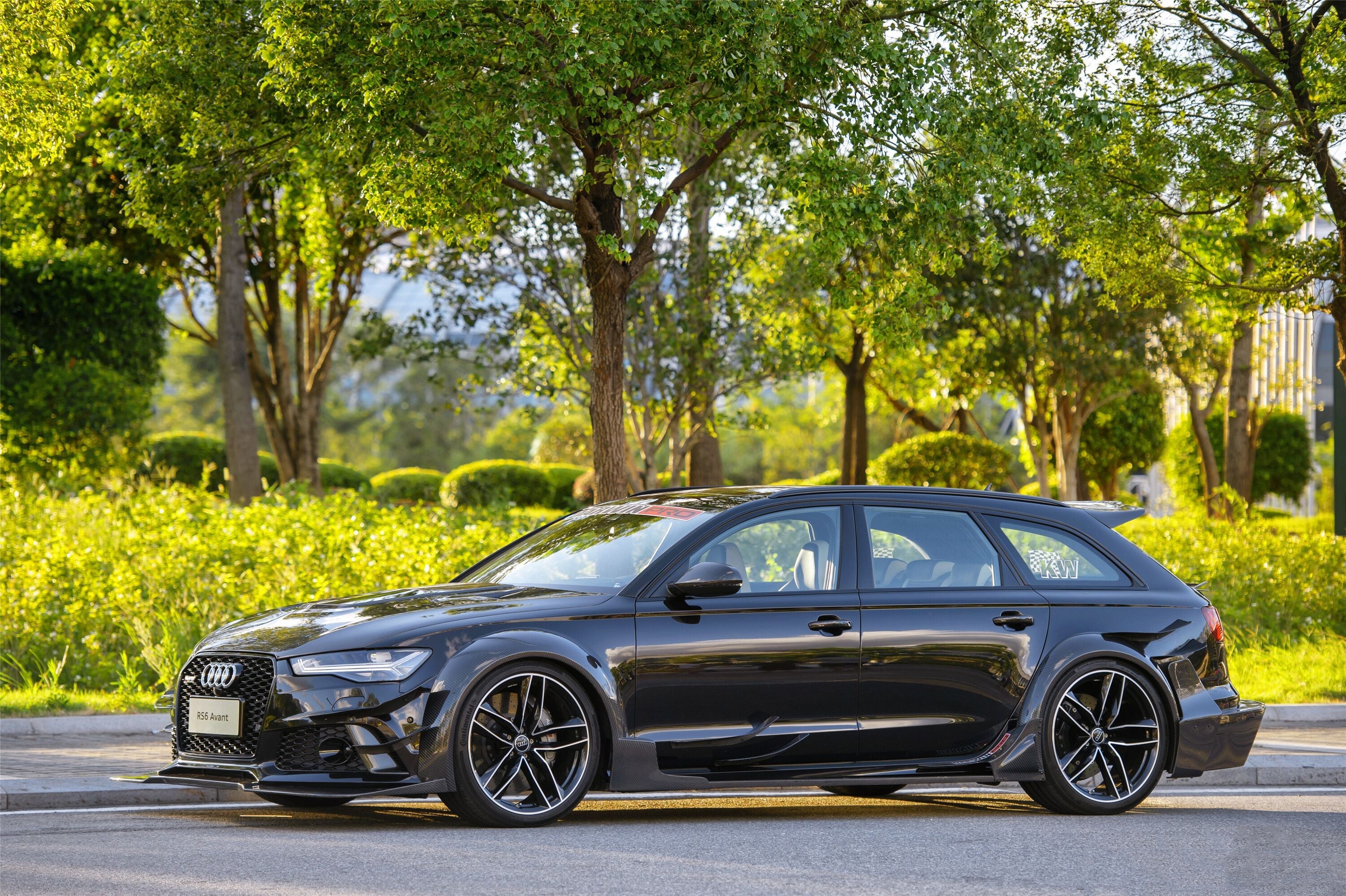 DarwinPRO BKSS Style Roof Spoiler | 2013-2018 Audi RS6 Avant