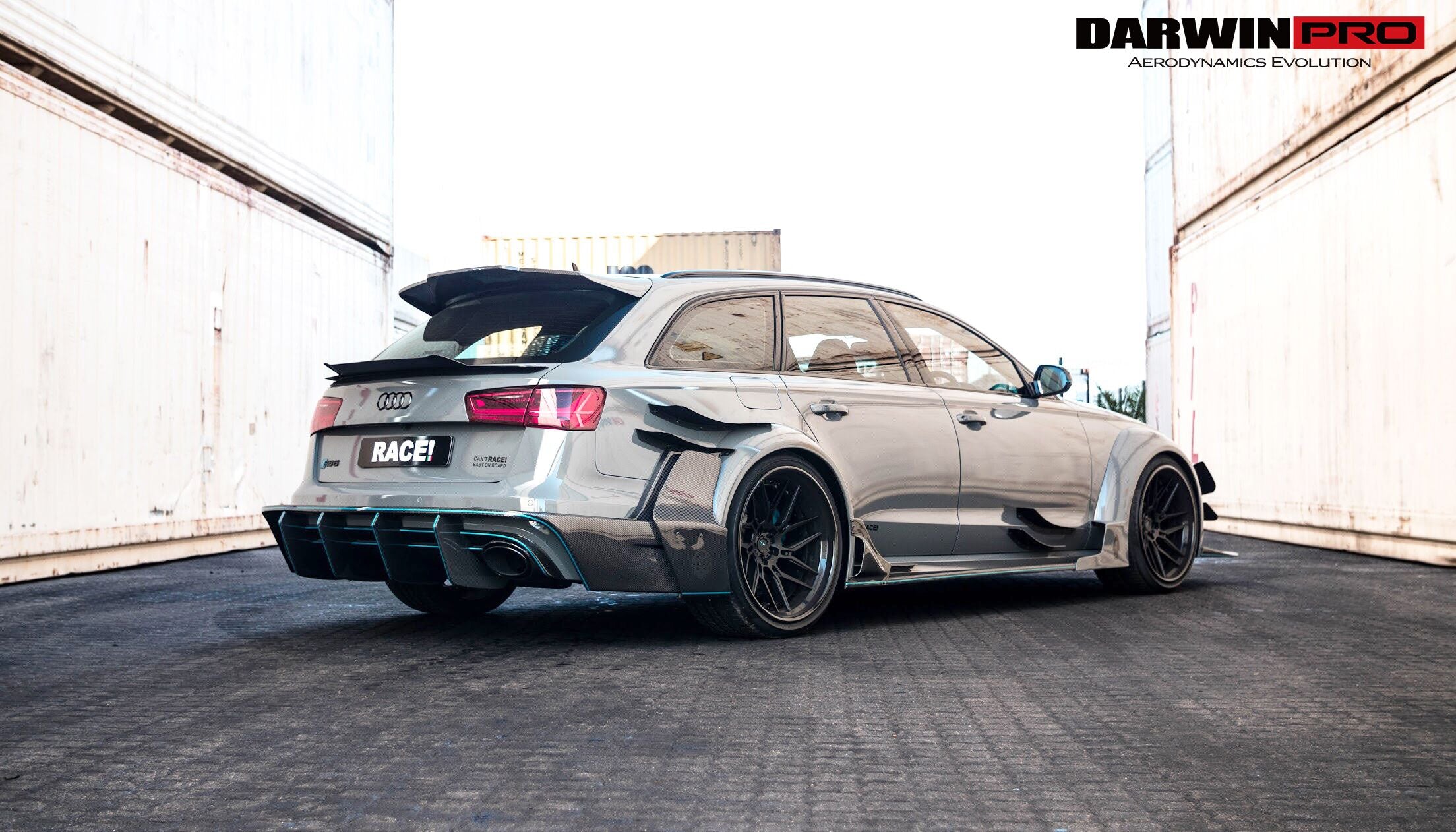 DarwinPRO BKSS Style Roof Spoiler | 2013-2018 Audi RS6 Avant