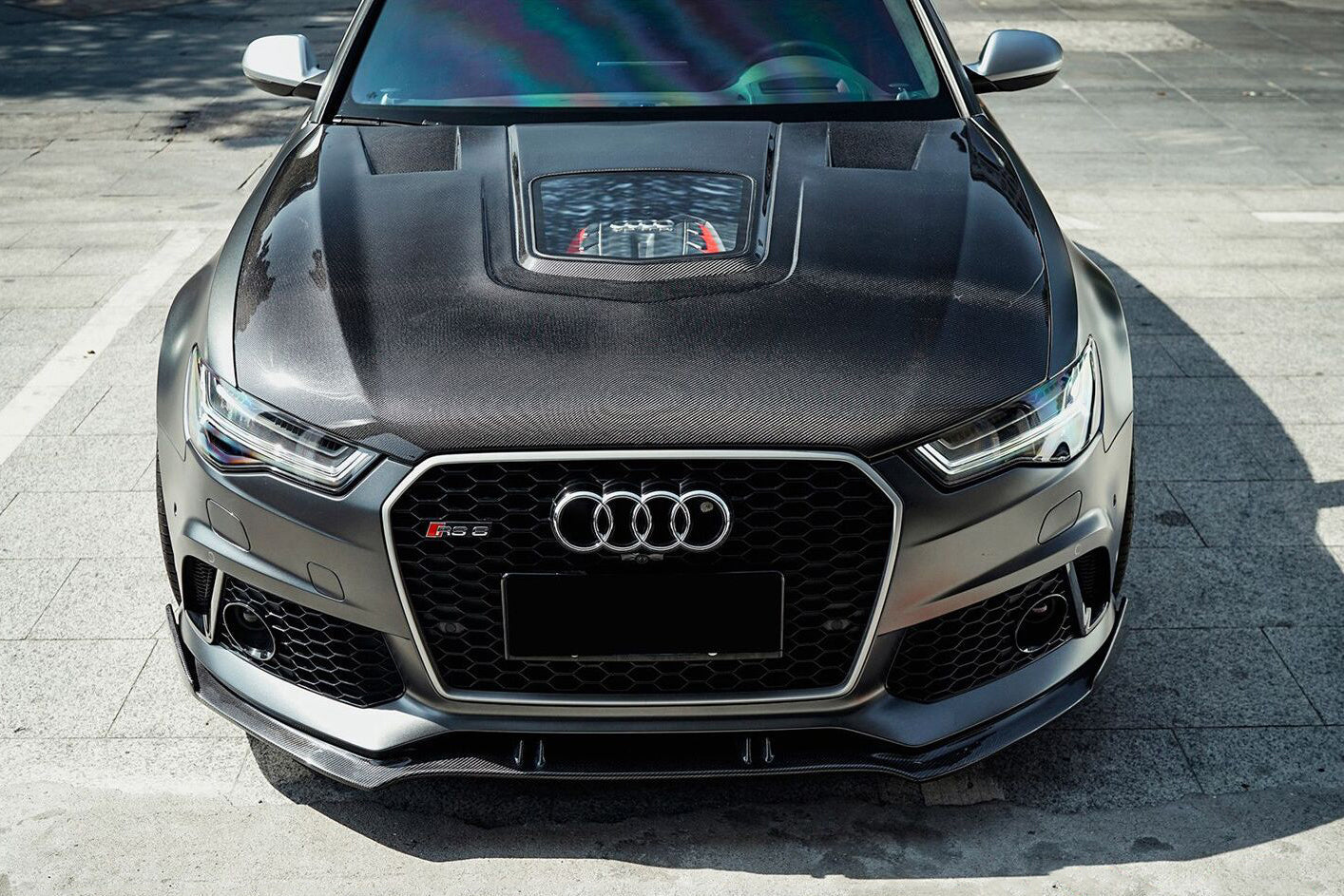 DarwinPRO 2013-2018 Audi A6 S6 RS6 BKSS Style Carbon Fiber Hood