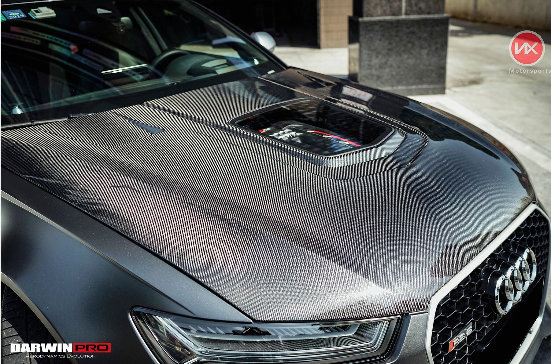 DarwinPRO 2013-2018 Audi A6 S6 RS6 BKSS Style Carbon Fiber Hood