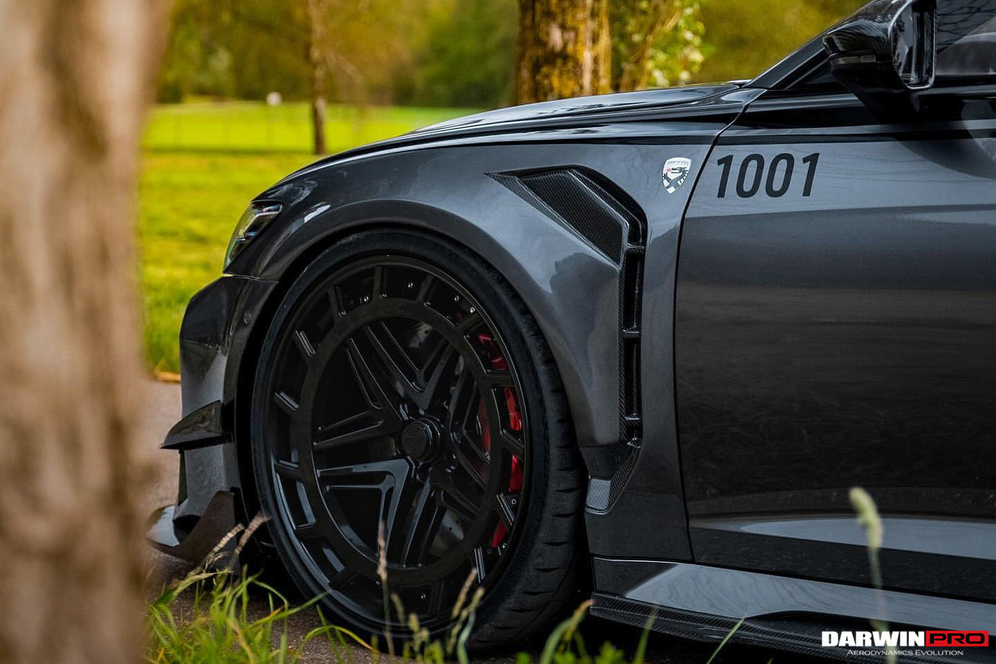 Guardabarros delantero DarwinPRO 2019-2023 Audi RS6 Avant C8 IMP Performance