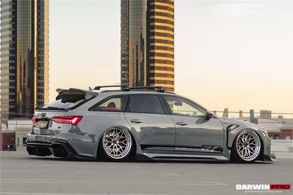 Faldones laterales de alto rendimiento DarwinPRO 2019-2025 para Audi RS6 Avant C8 y RS7 Quattro IMP debajo del tablero