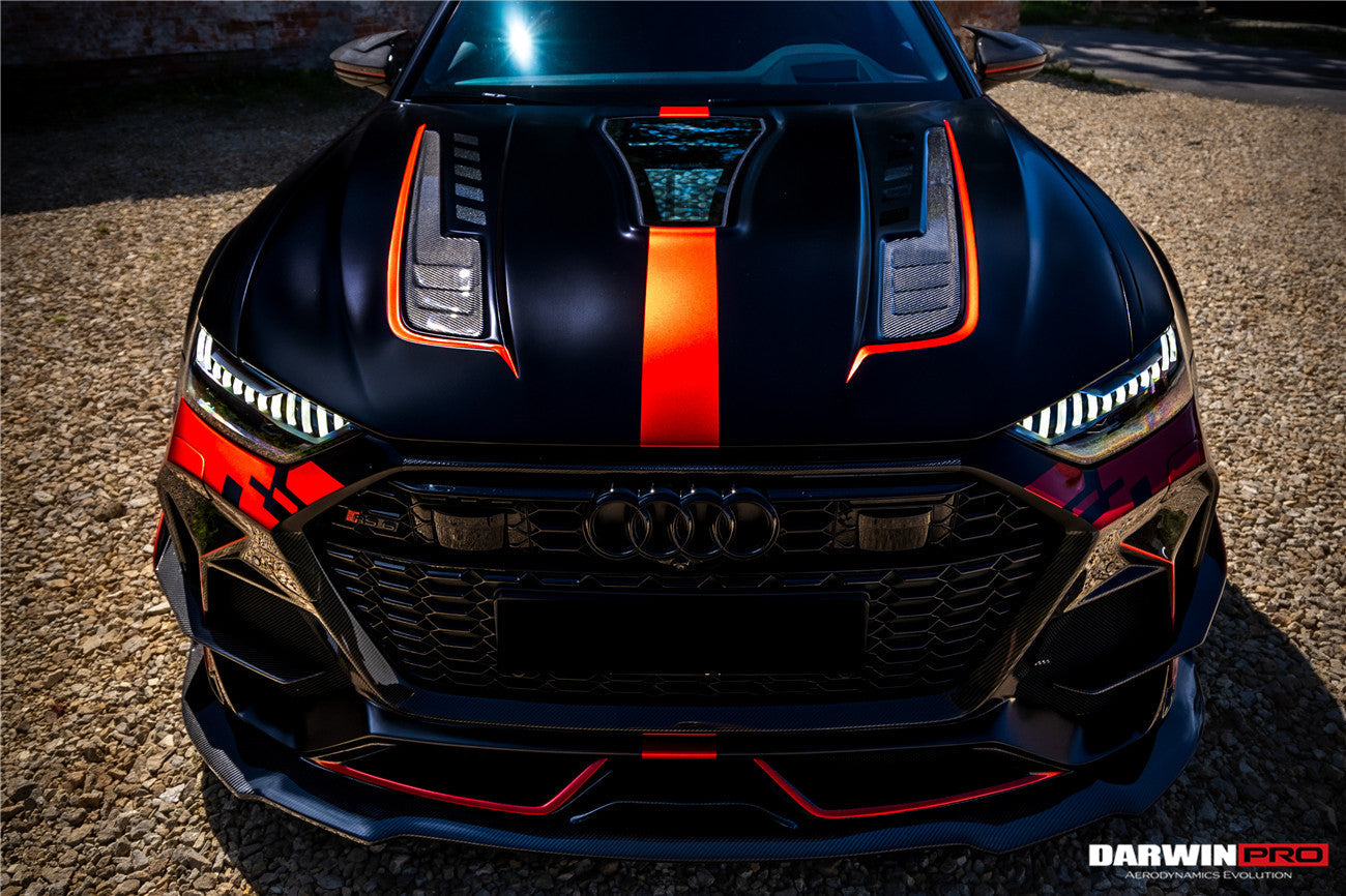 Kit de carrocería de fibra de carbono DarwinPRO 2019-2025 para Audi RS6 Avant C8 y RS7 C8 Quattro IMP Performance Part