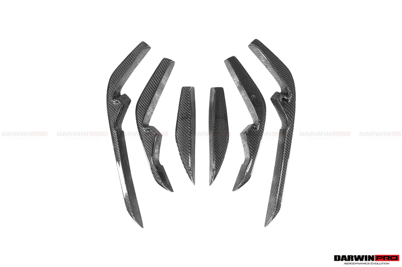 Canards delanteros de alto rendimiento DarwinPRO 2019-2025 para Audi RS6 Avant C8 y RS7 Quattro IMP